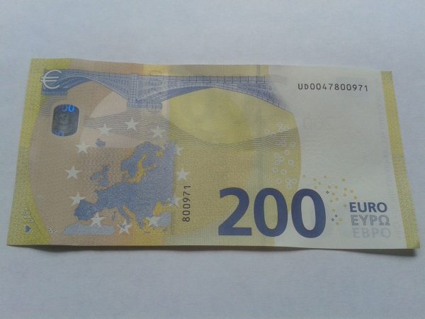 200 euro banknote for sale