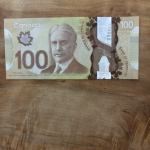 canadian 100 dollar bill